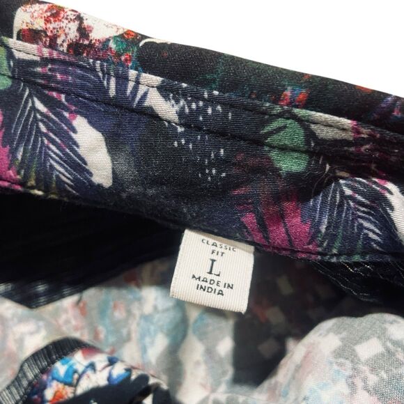 Robert Graham Basin Creek Button Up Shirt Men's Size L Multicolor Long Sleeve - Picture 5 of 10